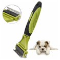 thumbnail image 1 of Cepillo para perros y gatos Pecute, peine profesional para el cuidado de perros y cepillo para perros de pelo largo, rastrillo de aseo para perros y gatos que reduce eficazmente la pérdida de pelo ha, 1 of 1