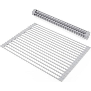Multipurpose Roll up Dish Drying Rack Heavy Duty Silicone-Coated Stainless  Steel Roll up Rack, Rolls out Over Any Sink Drying Rack Kitchen Dish  Esg17240 - China Rack and Sink Rack price