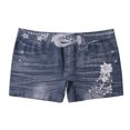 thumbnail image 4 of zbxnLI Women's Biker Shorts Vintage High Waist Yoga Shorts Slim Workout Running Shorts Activewear, 4 of 6