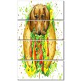 thumbnail image 2 of Funny Dog inside Sandwich - Contemporary Animal Art Canvas, 2 of 3