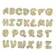 thumbnail image 1 of Parches bordados, letra A, manualidades DIY con borde dorado, parches de reparación para sombreros autoadhesivo, 1 of 8