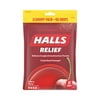 1Pack Halls Relief Menthol Cough Suppressant - Oral Anesthetic, Cherry, 80/Pack, 2 Packs/Box, (30400035)