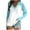 Light Blue, variant on WREESH Womens Fashion T-Shirts Casual V Neck Color Block Pullover Top Loose Fit Raglan Long Sleeve Tops Ladies Loose Tops Casual Patchwork T-Shirts Blouse Hot Pink