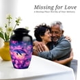 thumbnail image 7 of Dolphin Funeral Cremation Urns For Human Ashes Adult Female Combo - 1 Large With 4 Keepsake Black Urns For Adult Male - Mini Urn For Mom - Purple Urn For Ashes For Women (10 & 3 Inch), 7 of 7
