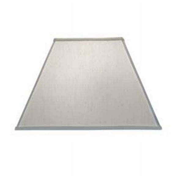 Stiffel ST21 8 x 16 x 12 in. Tapered Softback Square Lamp Shade, Pearl Supreme Satin