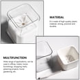 thumbnail image 3 of SWETRACE Office Use Self Watering Plant Pot White Plastic 1Pc, 3 of 8