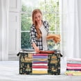 thumbnail image 6 of WOBOGO Stpatricks Day Celebration Picture Clothes Storage 2Pack Foldable Thick Fabric Blanket Organizer Bag with Handle 24.8×16.93×16.17in, 6 of 7