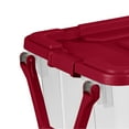 Sterilite 160 Qt. Wheeled Storage Box Plastic, Infra Red