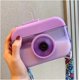 thumbnail image 1 of Water Bottle Camera Shaped Water Bottle 400ml Is Suitable For School, Travel, Hiking And Outdoor (color : Purple), 1 of 3