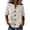 Beige, variant on Henley Top Button Down Half Sleeve Shirt Tunic Shirts for Women Lightweight Tops Cottagecore Summer Blouse Dressy Casual Clothes Women’s Shirts Khaki M