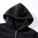 thumbnail image 5 of MHFRRA Sudadera con Capucha de Color Liso para Hombre, Talla Grande, Informal, Deportiva, A La Moda, para Otoño/Invierno Negro, 5 of 8
