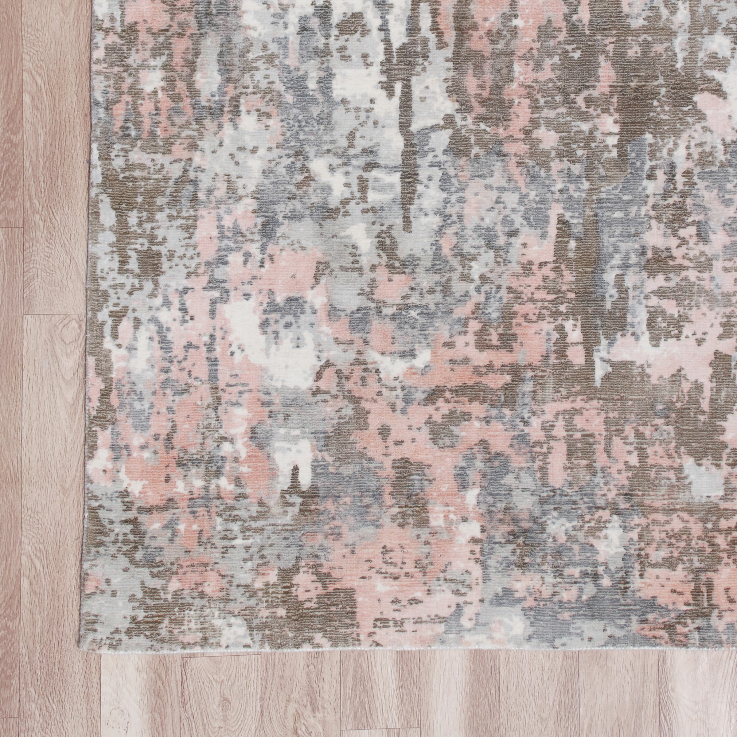 Ox Bay Hand Loomed Modern Abstract Desert Area Rug, Gray / Brown, 2' x 3'