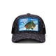 thumbnail image 2 of KNITE Gorra Farmer Coi Azul Trucker Hombre Ajustable Pesca Bass Estilo, 2 of 4