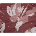 thumbnail image 4 of oneOone Polyester Spandex Maroon Fabric Florals Craft Projects Decor Fabric Printed By The Yard 56 Inch Wide-1ZQ, 4 of 4