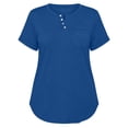 thumbnail image 4 of Kezqiaxn Ladies Tops and Blouses Short Sleeve Crew Neck Casual Shirts 2026 Summer Trendy Plus Size Clothes for Women, 4 of 7