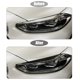 thumbnail image 3 of 1 Par Coche Faro Cejas Pegatina Carbono Fibra Patrón Negro, 3 of 7