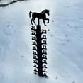 thumbnail image 2 of WHEANG Measuring Tools Metal Decoration Gauge Garden Measure 24Cm Snowmobile Gauge Garden Outdoor Rain Snow Handmade Pile Gauge Snow Gift Gauge Snow Home Decor A Multi-Color, 2 of 4