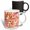 Multicolor, variant on 3drose, Mosaic Pattern Background Design - Colorful Abstract Vector Graphic, 11oz Two-tone Blue Mug