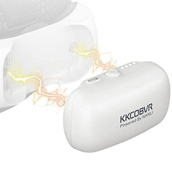 KKCOBVR P2 Battery Pack Replacement Spare Battery for KKCOBVR IR Elite Head Strap Increase Quest2 About 4.5-5.5 hrs time Adopt Magnetic Connections Design
