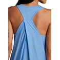 thumbnail image 4 of RBX Active Women's Twist Back Soft Relaxed Tank Top Tunic, 4 of 4