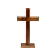 thumbnail image 1 of Cruz de Madera de Pie para Intercesión 25 cm Hecha a Mano, 1 of 4