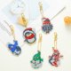 thumbnail image 2 of Cuadros Decorativos 4 Uds. De llavero con pintura de diamantes de dibujos animados de Navidad colgan Tmvgtek embutido en tela, 2 of 9