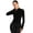 Black, variant on Women Polyester Sports Gym Running Slim Fit Full Sleeves High Neck Zipper Jacket Or Casual Sweatshirts for Women|Winter Jacket (XL, Maroon)