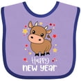 thumbnail image 3 of Inktastic Happy New Year Cute Ox Boys or Girls Baby Bib, 3 of 4