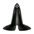 thumbnail image 5 of DuoJiaJ Womens Hooded Wedding Cape, Long Cloak Party Dress Up Black, 5 of 5
