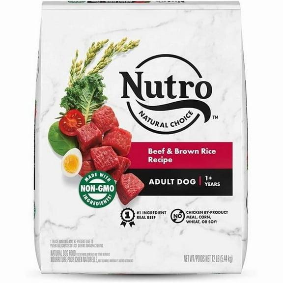 Nutro  12 lbs Nutritional We Beef Adult Dry Dog Food