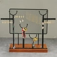 thumbnail image 3 of Desktop Earrings Holder Detachable Stand Metal DIY for Ear Stud Rings Office jinwen Estante de exhibición de la joyería, 3 of 8