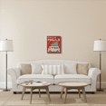 thumbnail image 3 of Global Gallery's 'Holiday on Wheels Red IV' By Michael Mullan Stretched Canvas Wall Art, 3 of 4