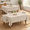 Beige-54" x 120" (2 Pack), variant on Faux Linen Tablecloths Rectangle 60 X 120 Inch - 6 Pack Neutral Table Clothes For 8 Foot Tables Burlap Covers Wedding Party Farmh