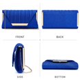 thumbnail image 3 of Bolso de noche Dasein para boda, bolso de mano con purpurina para mujer, 3 of 6