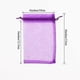 thumbnail image 2 of Small Organza Bags With Drawstring - 100pcs 7*9CM Mixed Color, Sheer Organza Pouches Wedding Favor Bags For Christmas Party, 2 of 5