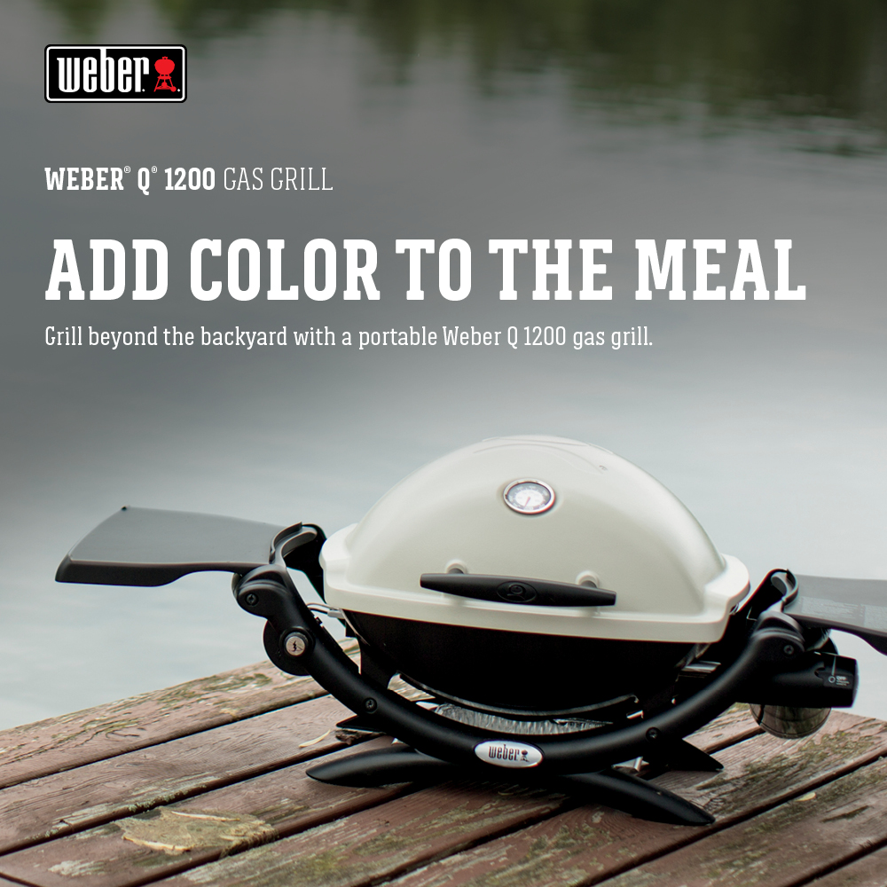 Weber Q-1200 Portable Gas Grill - image 3 of 17