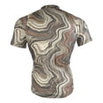 thumbnail image 4 of joogoo Brown Marble Pattern Men's Cycling Jerseys Mountain Bike Short Sleeve Tops XL, 4 of 7