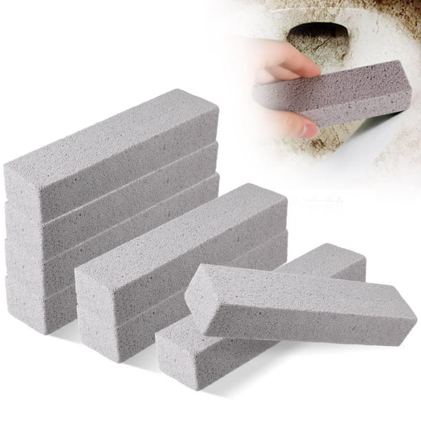 Bewildely Piedra pómez de dureza moderada 4x para fregar y desinfectar eficazmente el inodoro Suministros de limpieza para el hogar 8 piezas