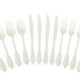 thumbnail image 4 of maskred Eco-Friendly Durable Plastic Forks Spoons and for Party Decor Silverware White 18.5cm 1Set, 4 of 6