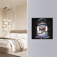thumbnail image 5 of Dailycode Light Switch Plate Covers 2 Gang Wall Plate Plastics Outlet Covers for Kitchen Home Office Decor Cute Snowman with Colorful Lights, 5 of 8