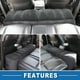 thumbnail image 3 of Colchón de coche Unique Bargains, tapete para dormir, almohada de aire cómoda para el asiento trasero, para siestas y viajes, color gris, 3 of 6