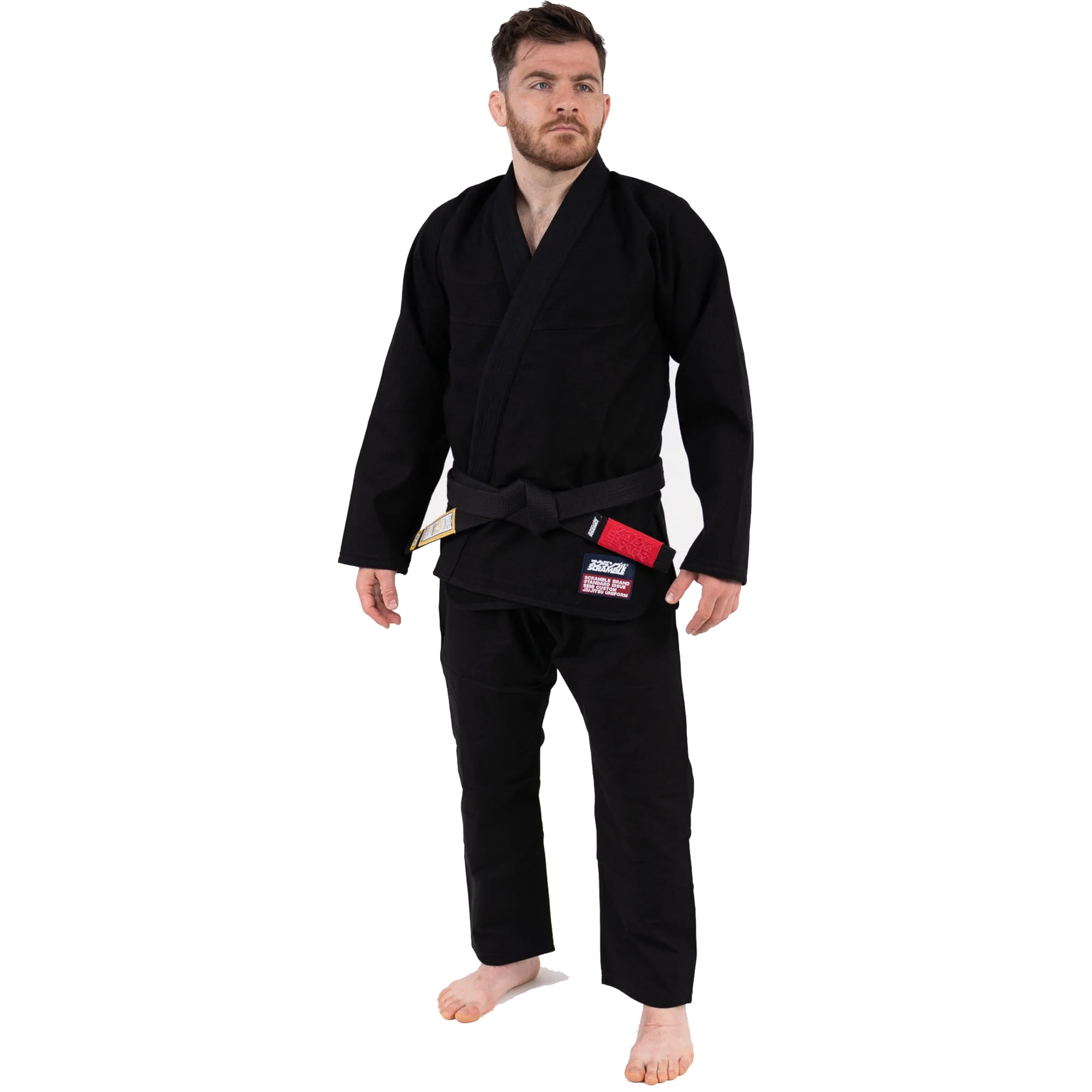 Scramble Standard Issue BJJ Gi - A1L - Black - Walmart.com