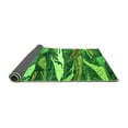 thumbnail image 2 of Ahgly Company Indoor Square Abstract Green Modern Area Rugs, 8' Square, 2 of 4