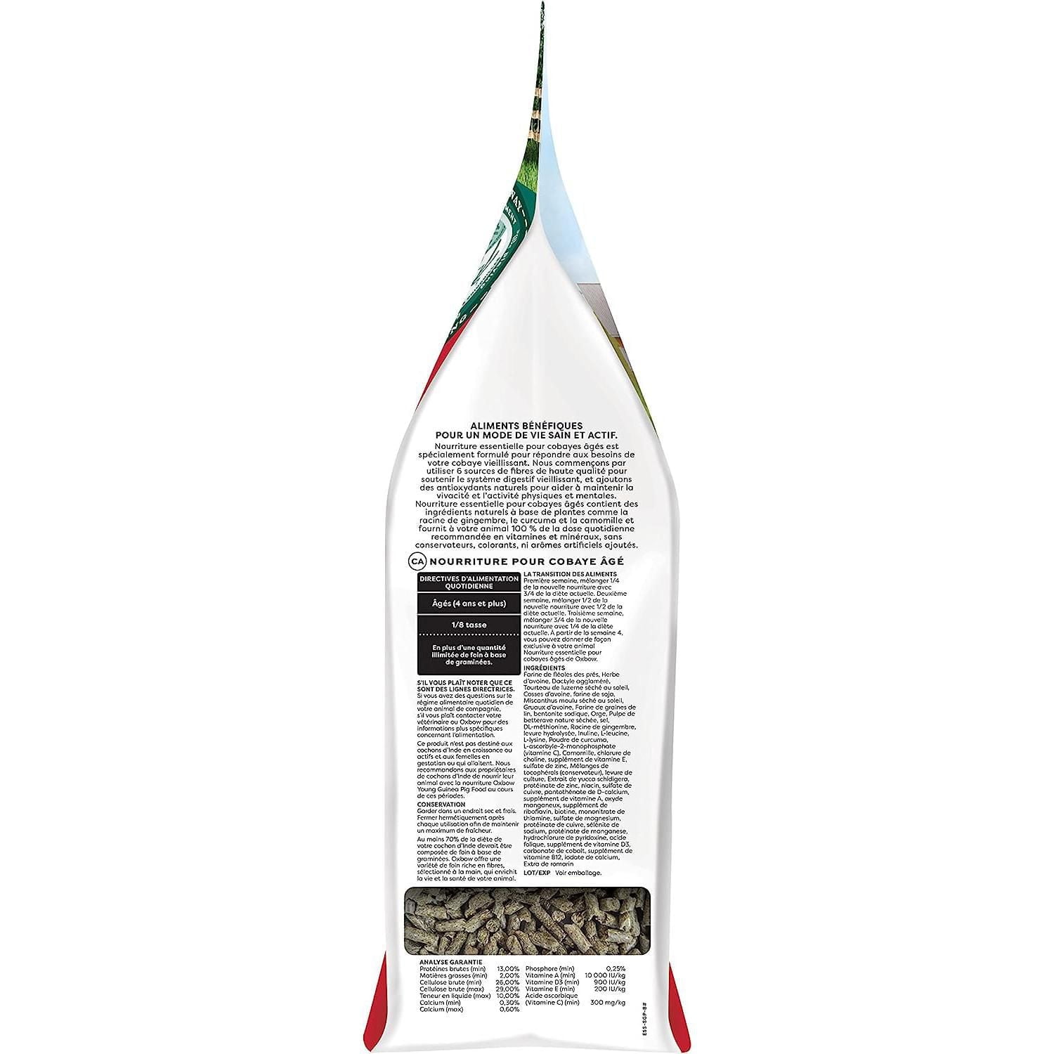 Oxbow Essentials Nourriture pour Cobaye Âgé, 8lb