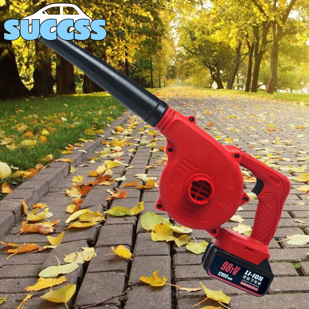 Cordless Leaf Blower with 20V 12800mAh Battery – Lightweight, Powerful Brushless Motor, Adjustable Wind Speed, and Multi-Use for Yard and Home Cleaning