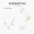 thumbnail image 6 of SISGEM 925 Sterling Silver Moon/Star/Sun/Lightning Necklace Pendant Birthday Gift Cubic Zirconia Jewelry Anniversary Valentine's Day for Women, with 18"+2" Chain, 6 of 6
