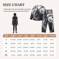 thumbnail image 4 of Pofeuu Heart Illustration Print Womens Pajamas Set Long Sleeve Sleepwear Button Down Nightwear Soft Pj Lounge Sets Button Down Pajamas Women-XX-Large, 4 of 7