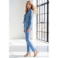 thumbnail image 3 of Roaman's Women's Plus Size Long Sleeve Bow Blouse, 3 of 6