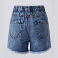 thumbnail image 6 of Byoo Tween Girl Distressed Denim Shorts High Waist Frayed Hem Summer Streetwear Ripped Jeans Shorts, 6 of 6