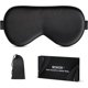 thumbnail image 1 of wonima11 BOKOR Silk Sleep Mask, Eye Mask for Sleep, Mulberry Silk Luxury Eye Cover, Light-Blocking, Skin-Friendly & Lightweight, Reduces Puffy Eyes - with Travel Bag & Gift Package - Black, 1 of 1